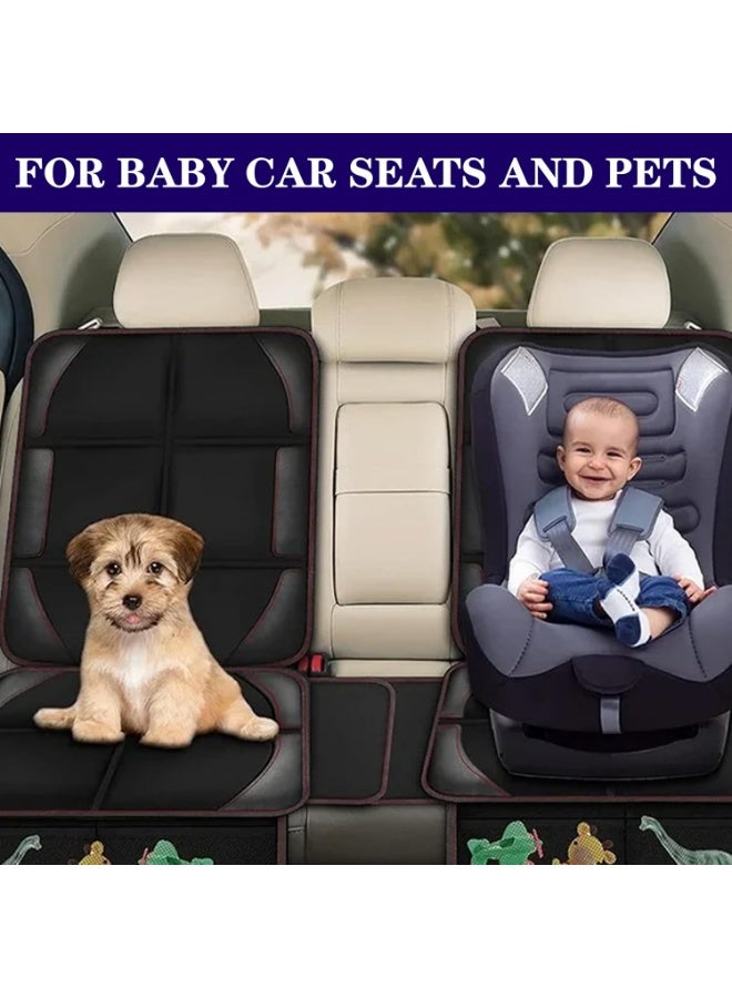 YelaJoy Car Seat Protector for Child Car Seat, Durable 600D Fabric Waterproof Carseat Protector Car Seat Cover, Thick Pad, Anti Slip Backing, Child Seat Protection, Suitable for Babies & Pets - Image 3